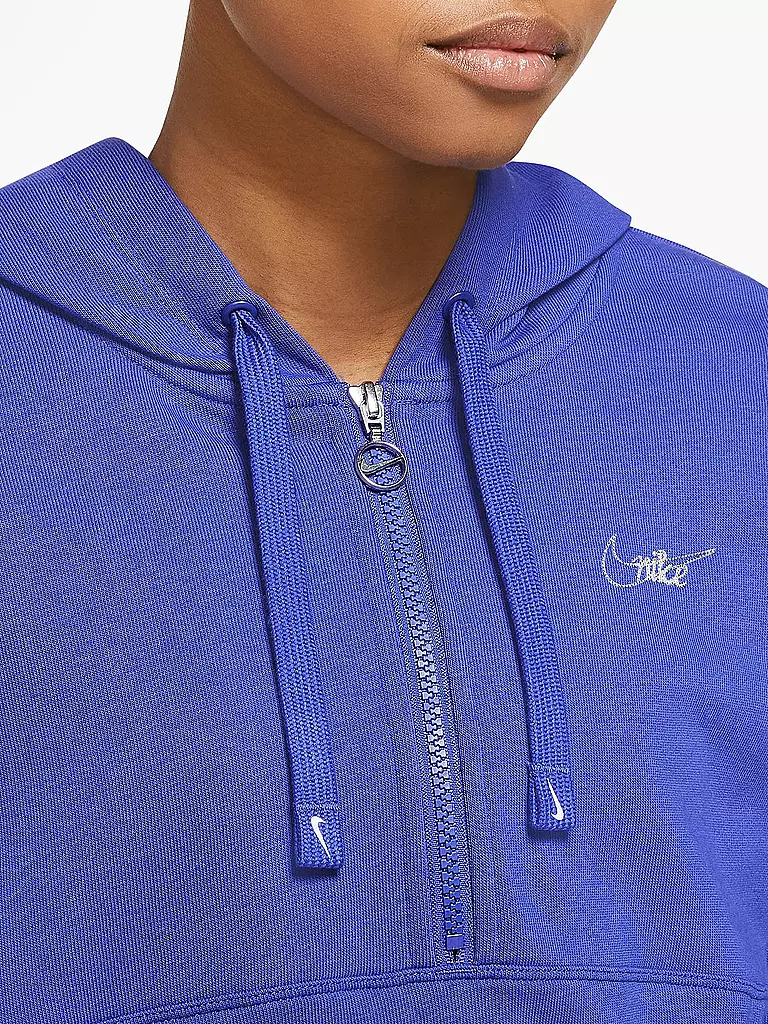 NIKE | Damen Kapuzenpullover Dri-FIT Get Fit | blau