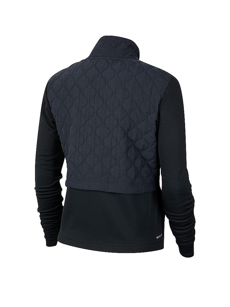 NIKE | Damen Laufjacke Aerolayer | schwarz