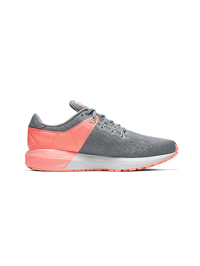 NIKE | Damen Laufschuh Air Zoom Structure 22 COOL GREY/PURE PLATINUM/LAVA GLOW | grau