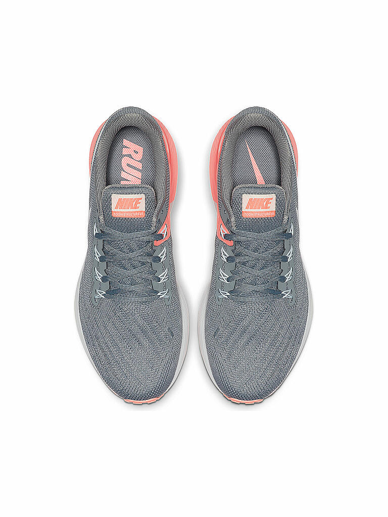 NIKE | Damen Laufschuh Air Zoom Structure 22 COOL GREY/PURE PLATINUM/LAVA GLOW | grau