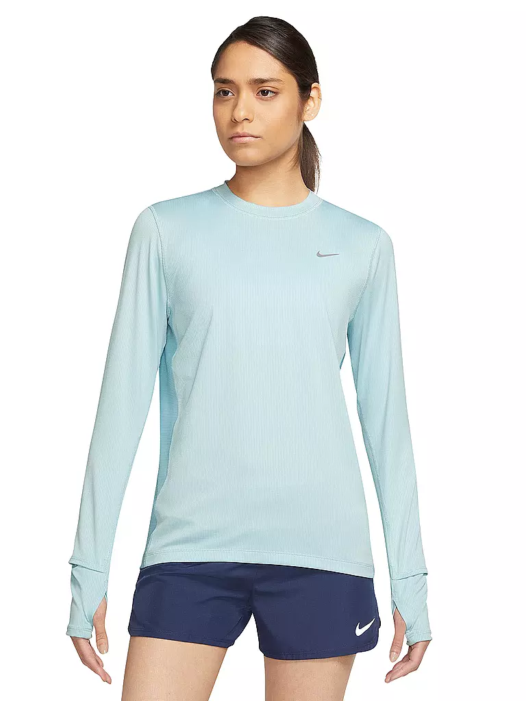 NIKE | Damen Laufshirt Dri-FIT Element | hellblau