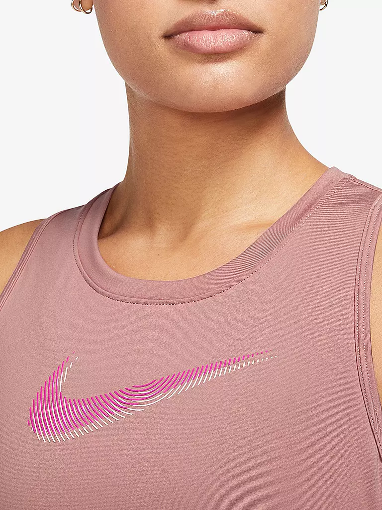 NIKE | Damen Lauftank DriFit Swoosh | rosa