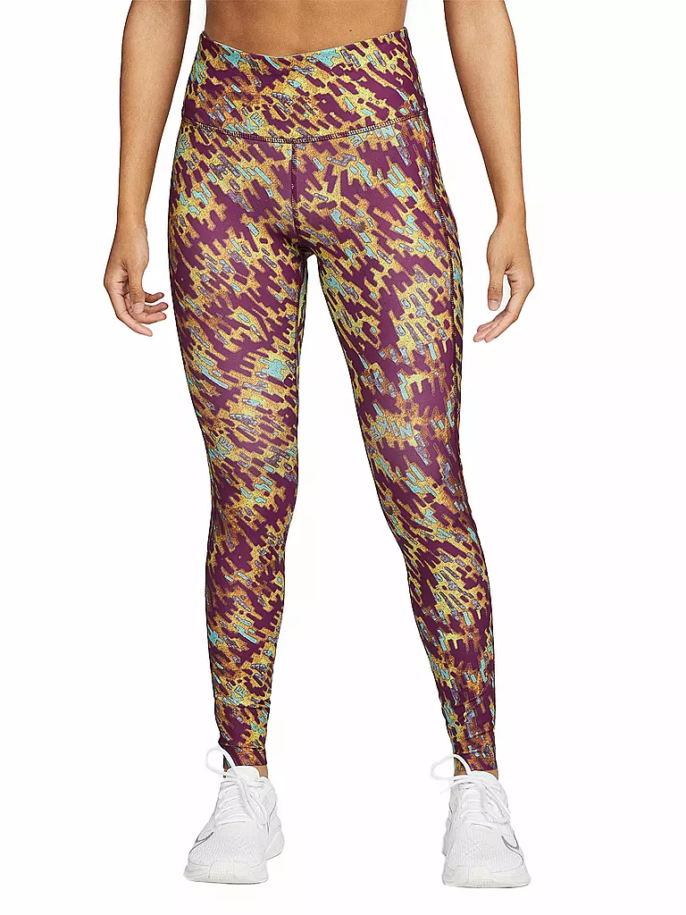 NIKE | Damen Lauftight Dri-FIT Fast | bunt