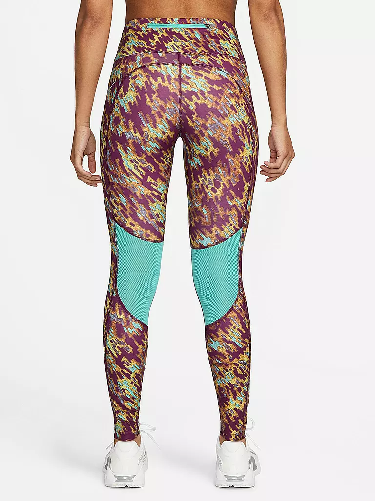 NIKE | Damen Lauftight Dri-FIT Fast | bunt