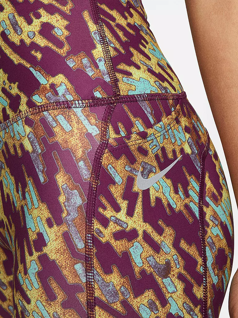 NIKE | Damen Lauftight Dri-FIT Fast | bunt