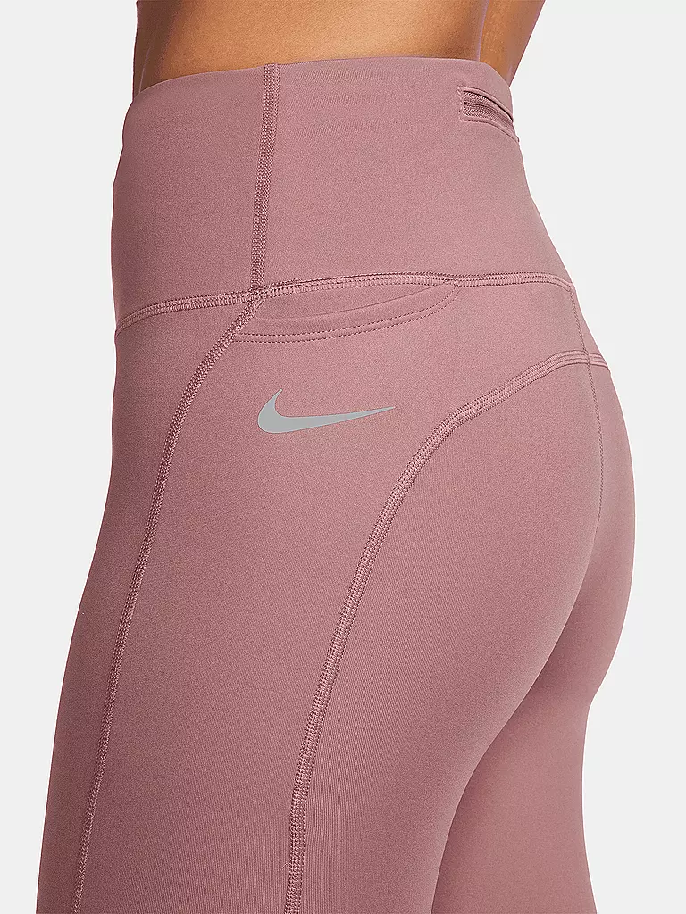 NIKE | Damen Lauftight Epic Fast Mid Rise | kupfer