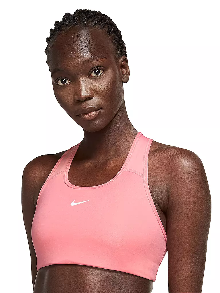 NIKE | Damen Sport-BH  Dri-FIT Swoosh Medium Support | rosa