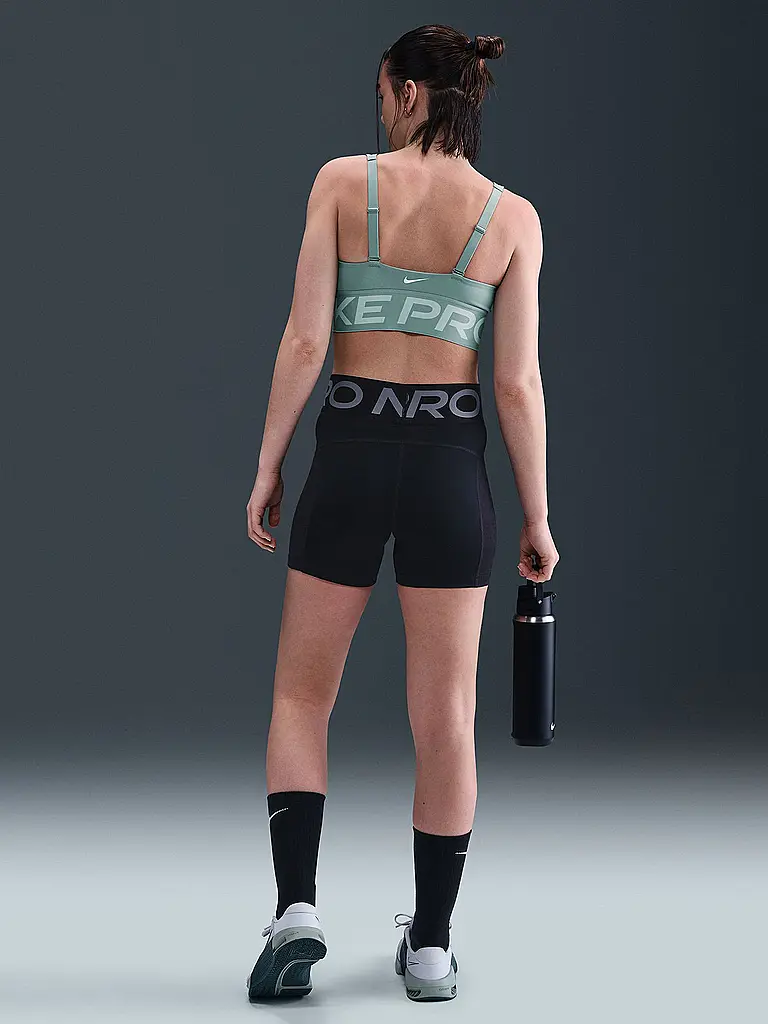 NIKE | Damen Sport-BH Pro Indy Plunge mit mittlerem Halt | Petrol