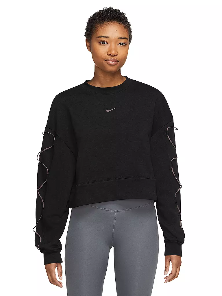 NIKE | Damen Sweater  Dri-FIT Get Fit | schwarz