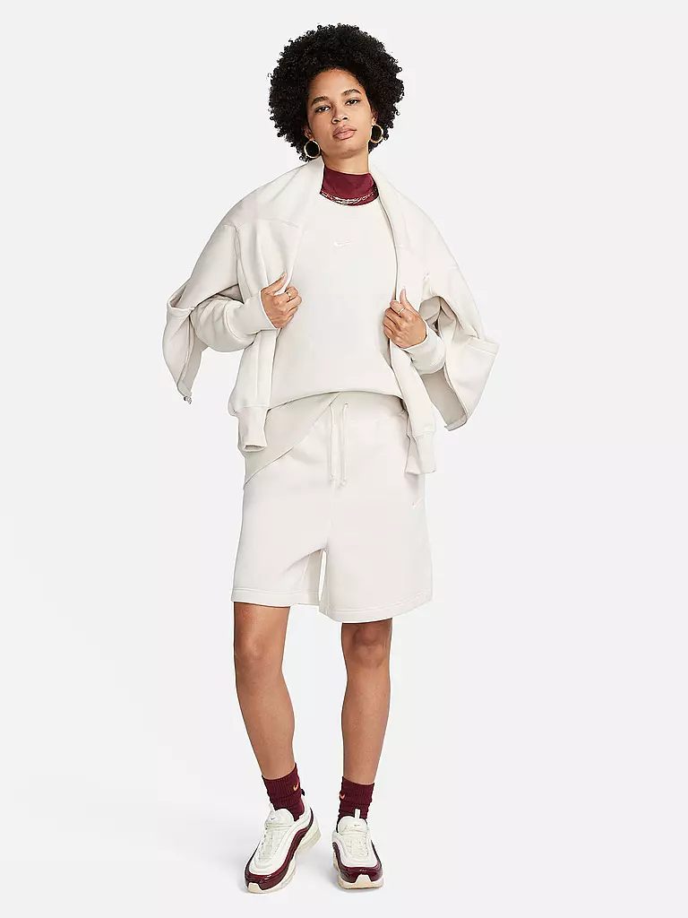 NIKE | Damen Sweater Sportswear Phoenix Fleece | beige