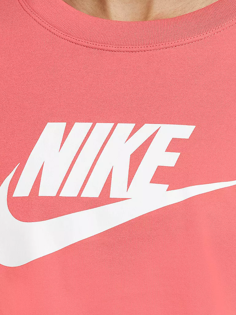 NIKE | Damen T-Shirt  Sportswear Essential Cropped | orange