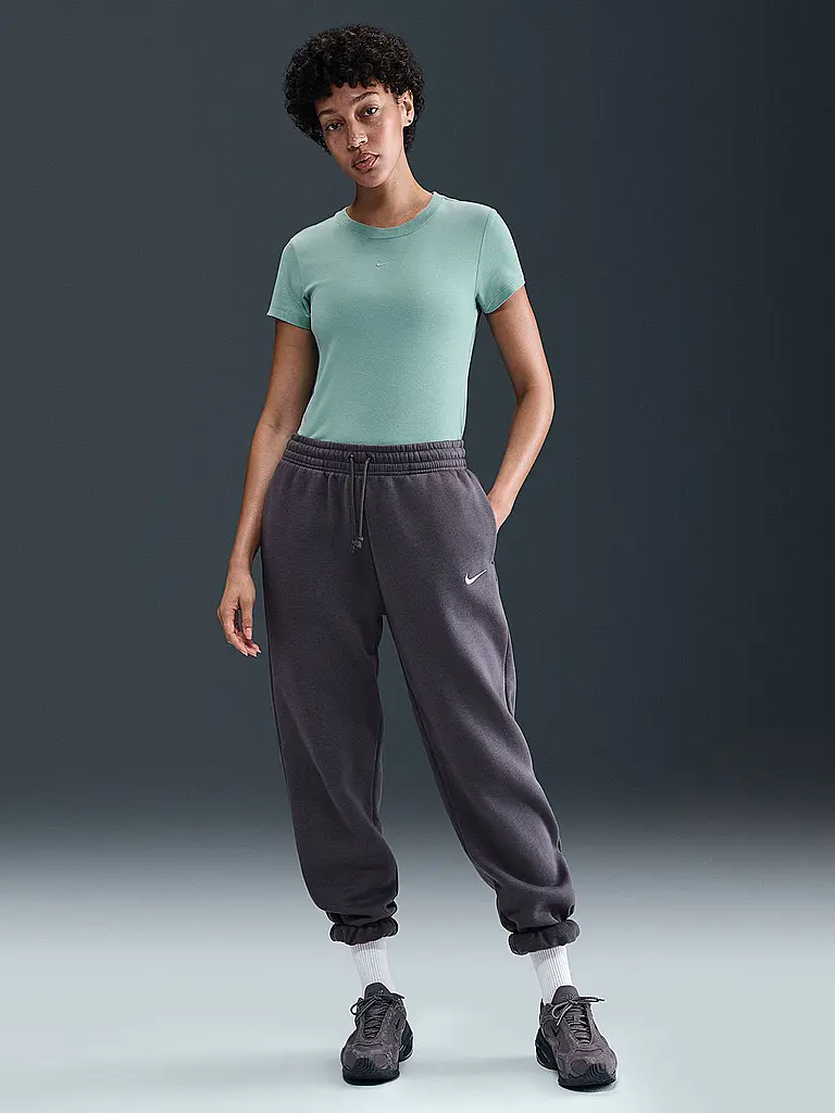 NIKE | Damen T-Shirt Sportswear Chill Knit | petrol