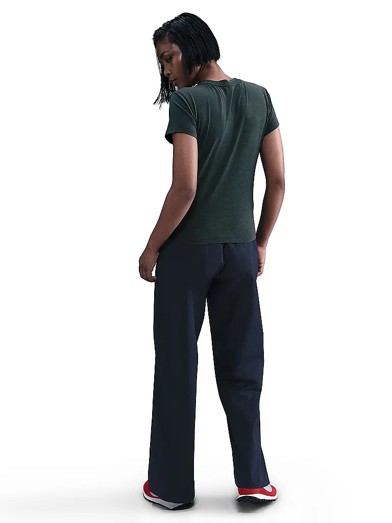 NIKE | Damen T-Shirt Sportswear Chill Knit | Dunkelgrün