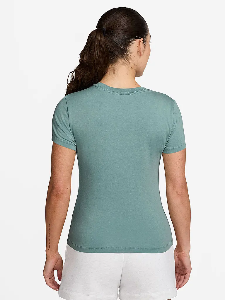 NIKE | Damen T-Shirt Sportswear Chill Knit | petrol