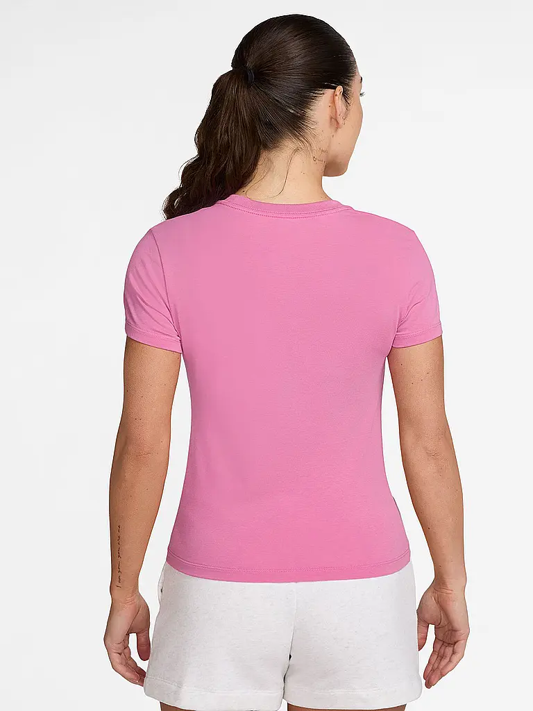 NIKE | Damen T-Shirt Sportswear Chill Knit | Beere