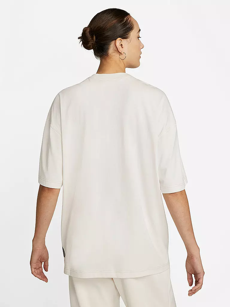 NIKE | Damen T-Shirt Sportswear Swoosh | beige