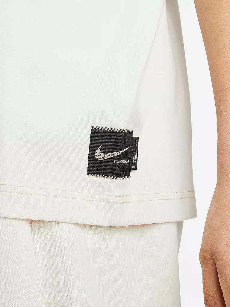 NIKE | Damen T-Shirt Sportswear Swoosh | beige