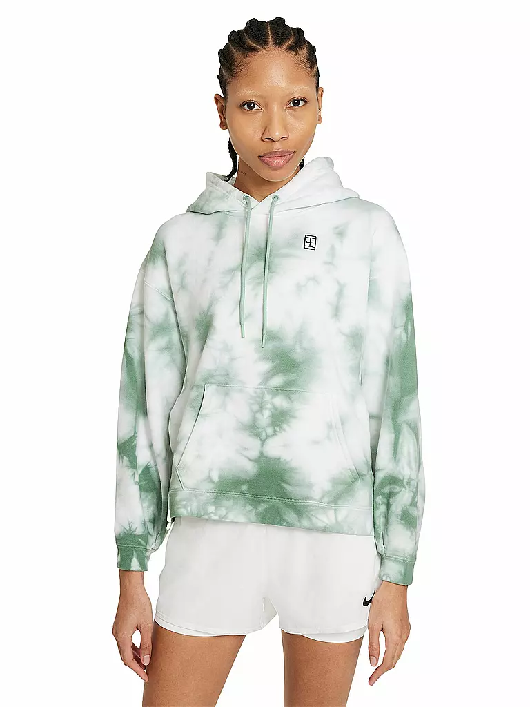 NIKE | Damen Tennis Hoodie NikeCourt Batik Wimbledon | weiß