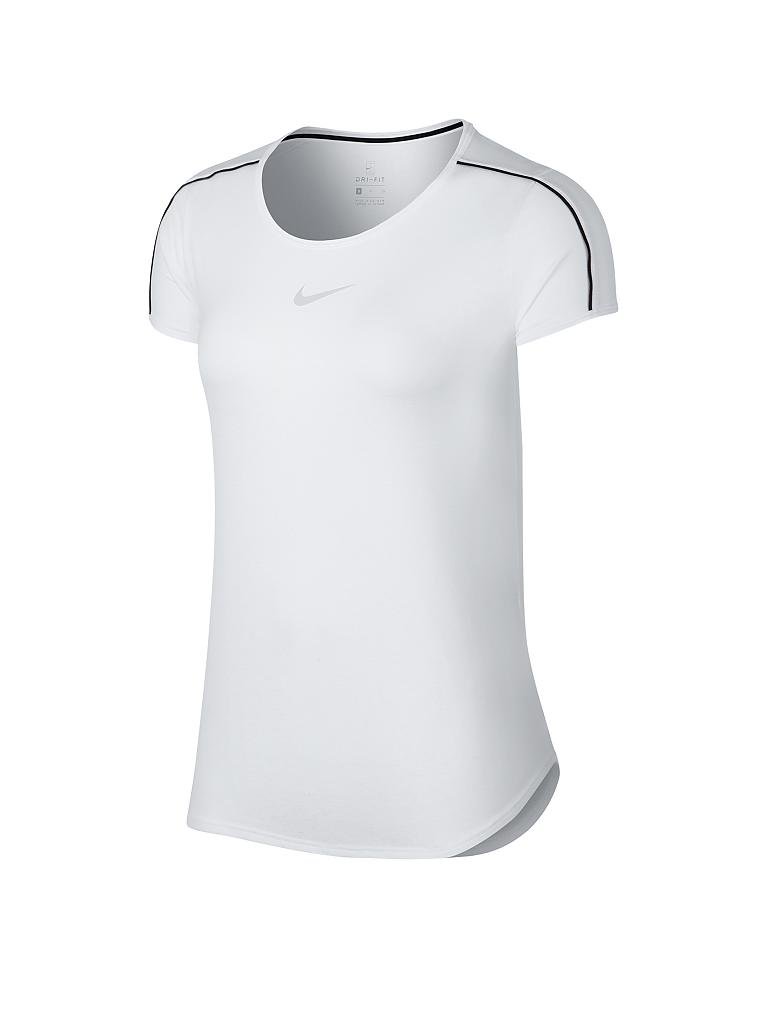 NIKE | Damen Tennisshirt Dri-FIT | weiß