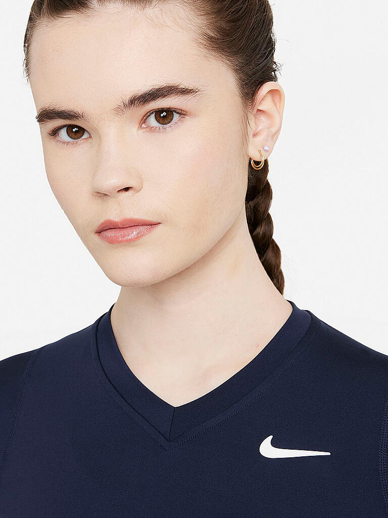 NIKE Damen Tennisshirt NikeCourt DriFIT UV Victory blau