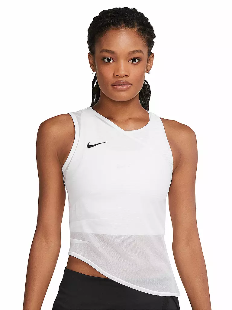 NIKE | Damen Tennistank NikeCourt Dri-FIT ADV Slam Wimbledon | weiß