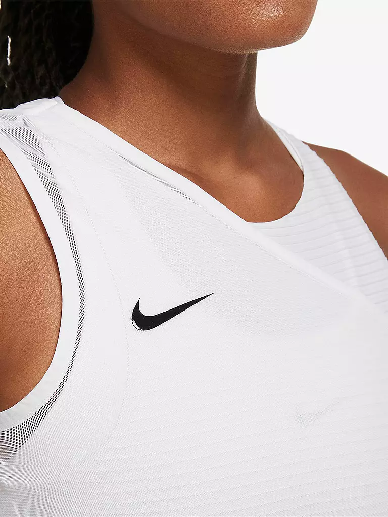 NIKE | Damen Tennistank NikeCourt Dri-FIT ADV Slam Wimbledon | weiß