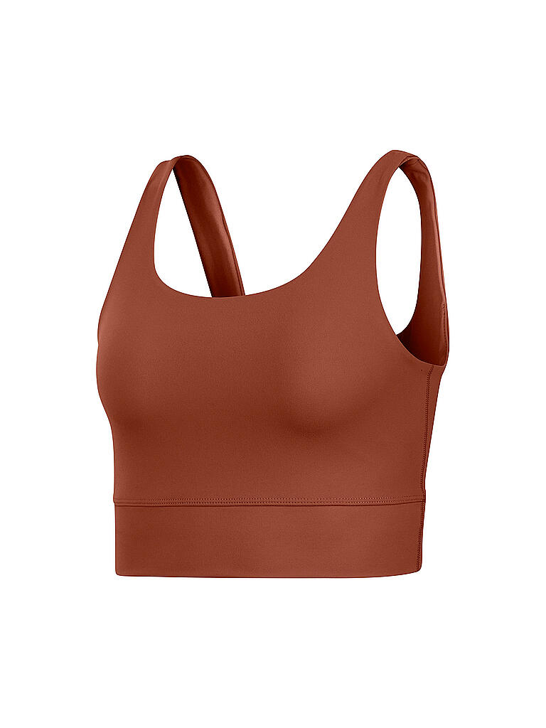 NIKE | Damen Yoga Top Luxe Infinalon | orange