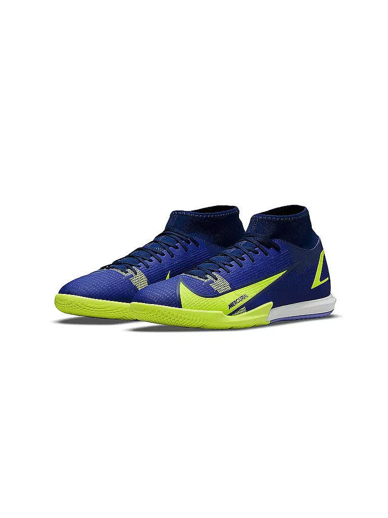 NIKE | Hallen-Fußballschuhe Mercurial Superfly 8 Academy IC | blau