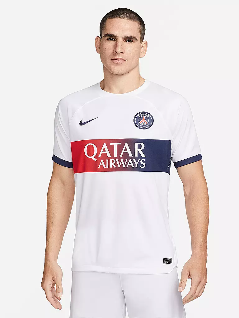 NIKE | Herren Auswärtstrikot Paris Saint-Germain 2023/24 Stadium | weiss