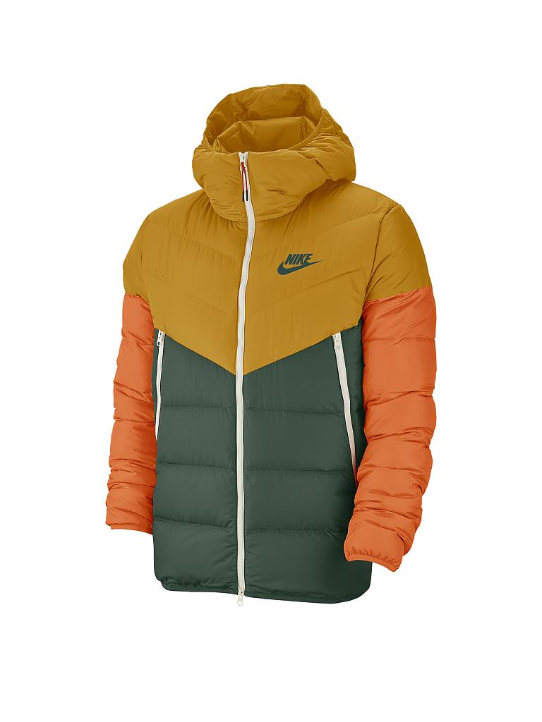 NIKE | Herren Daunenjacke Nike Sportswear Windrunner Down Fill | gelb