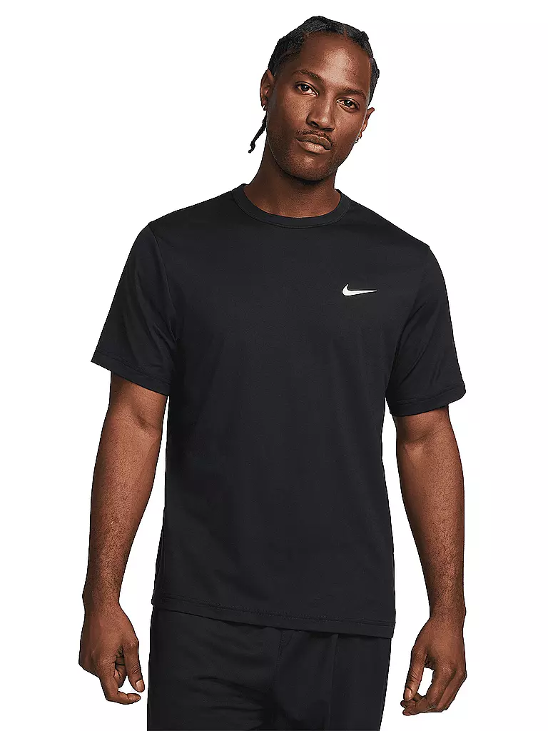 NIKE | Herren Fitnessshirt Dri-FIT UV Hyverse | schwarz