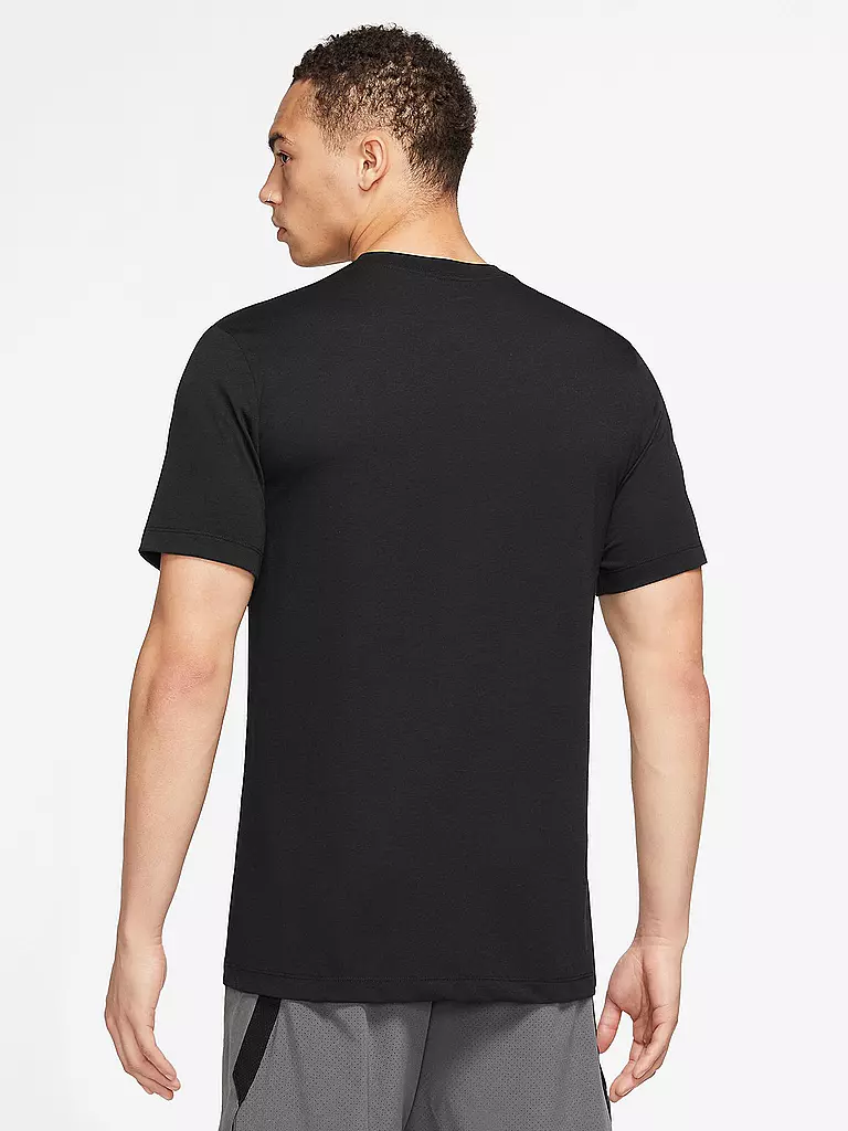 NIKE | Herren Fitnessshirt Dri-FIT | schwarz