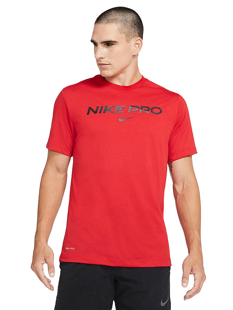 NIKE | Herren Fitnessshirt Pro | rot