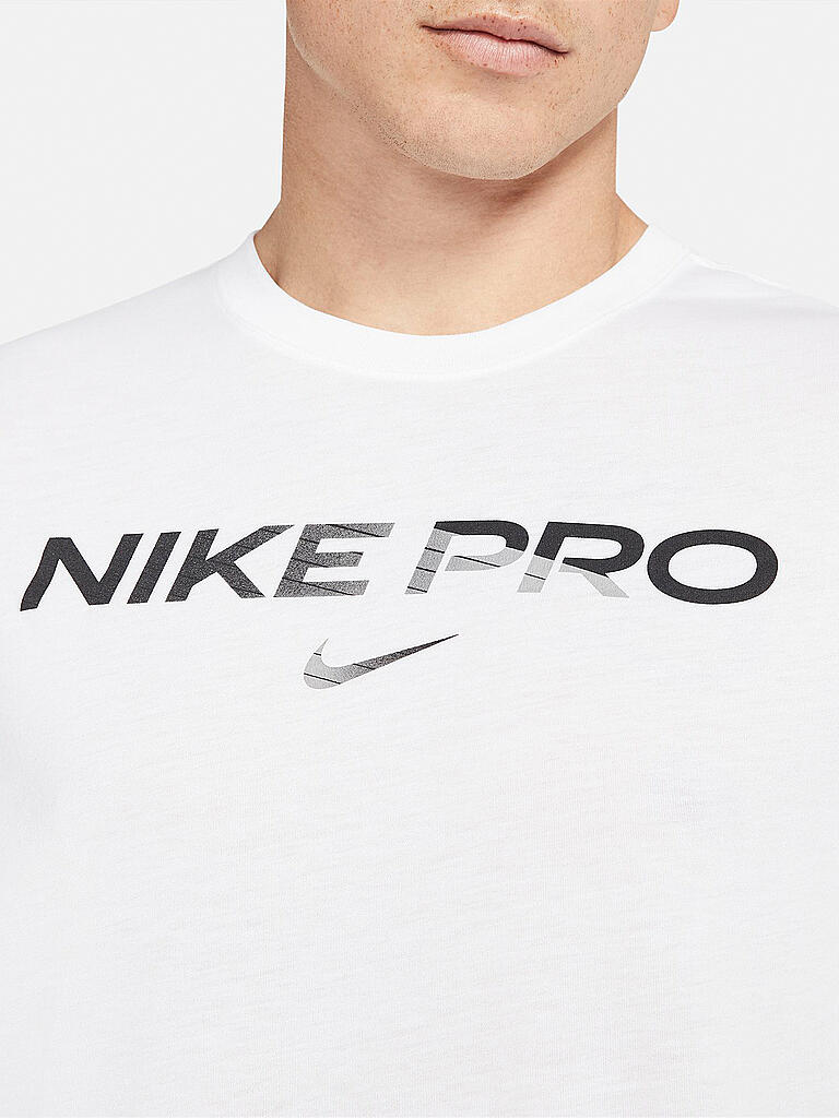 NIKE | Herren Fitnessshirt Pro | weiß