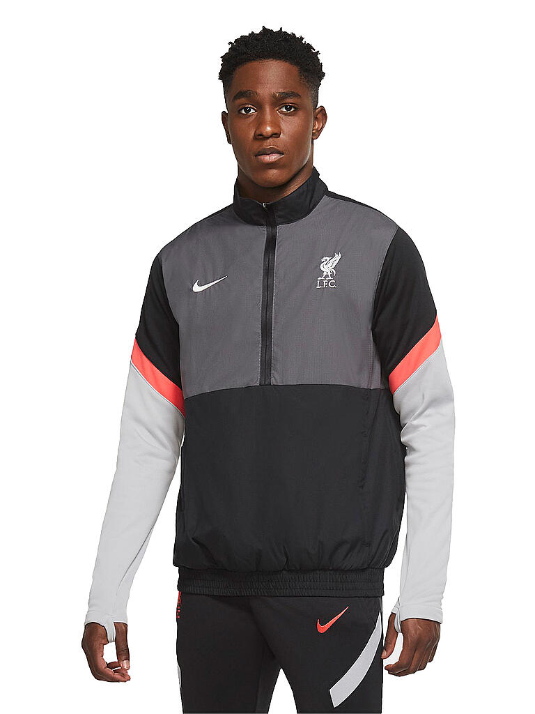 NIKE | Herren Fußballjacke FC Liverpool | schwarz