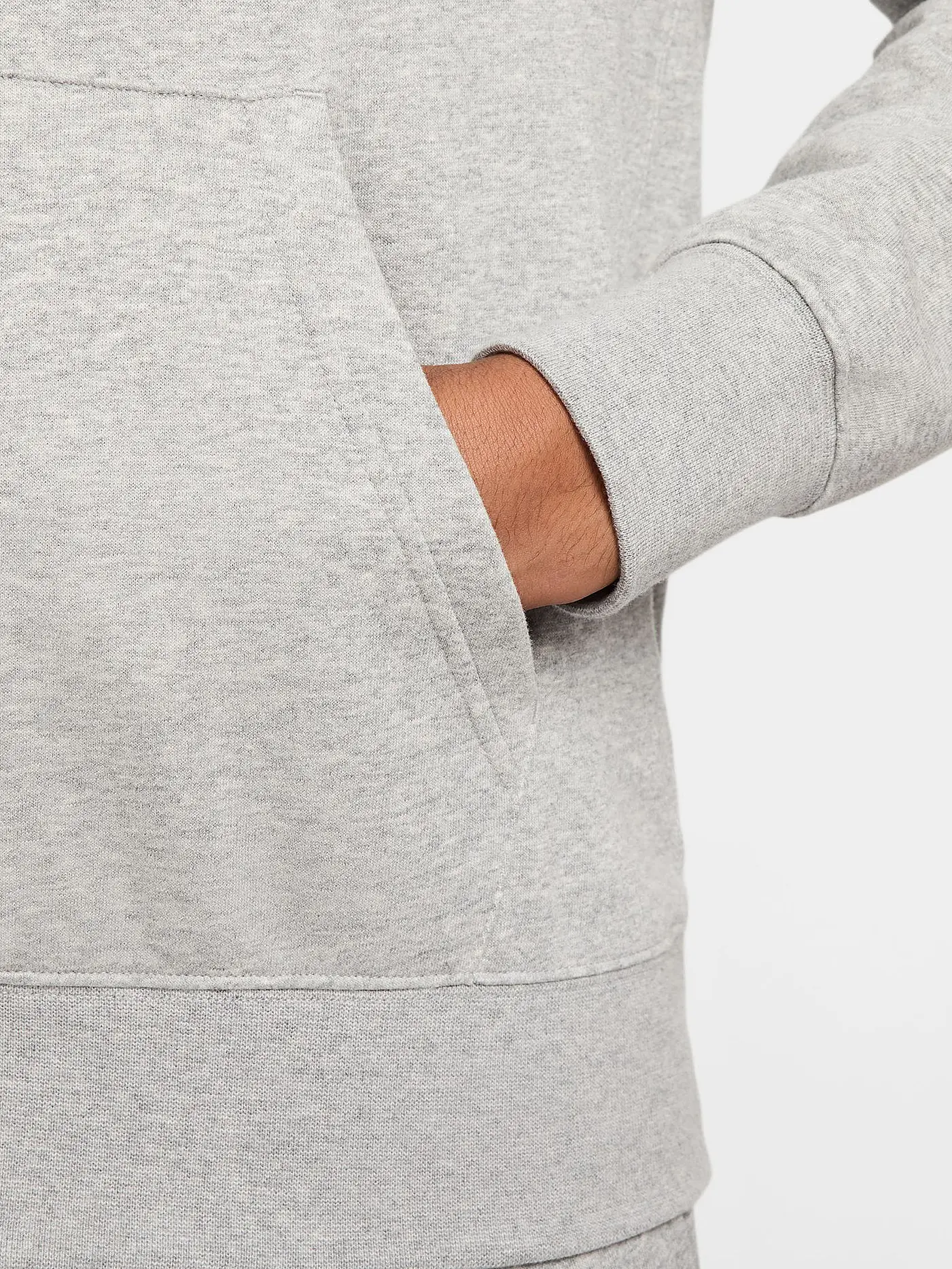 NIKE | Herren Hoodie NK Club French Terry | grau