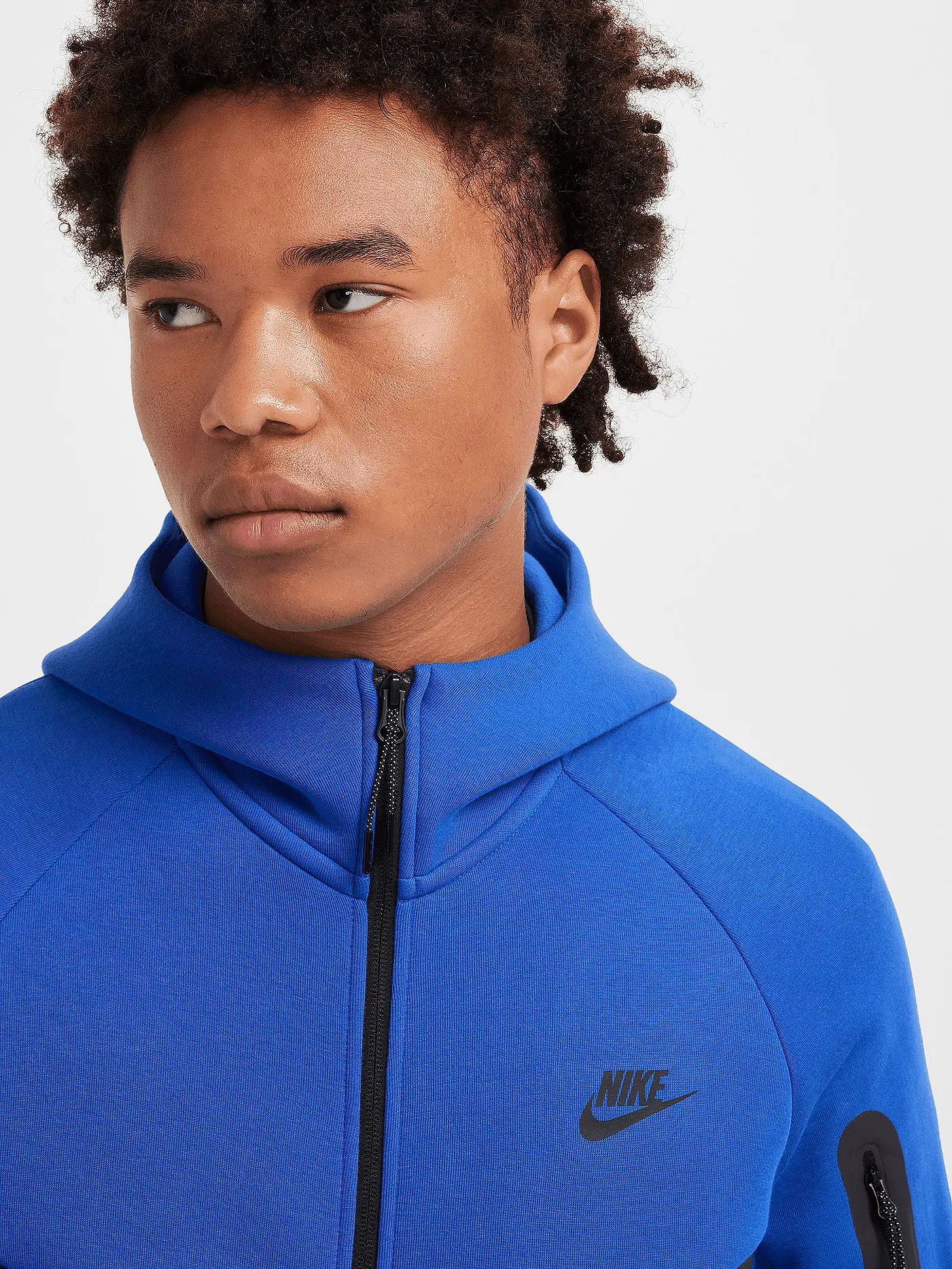 NIKE | Herren Jacke Tech Fleece Hoodie | blau