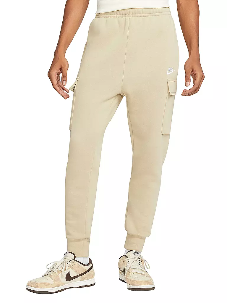 NIKE | Herren Jogginghose  Sportswear Club Fleece Cargo | beige