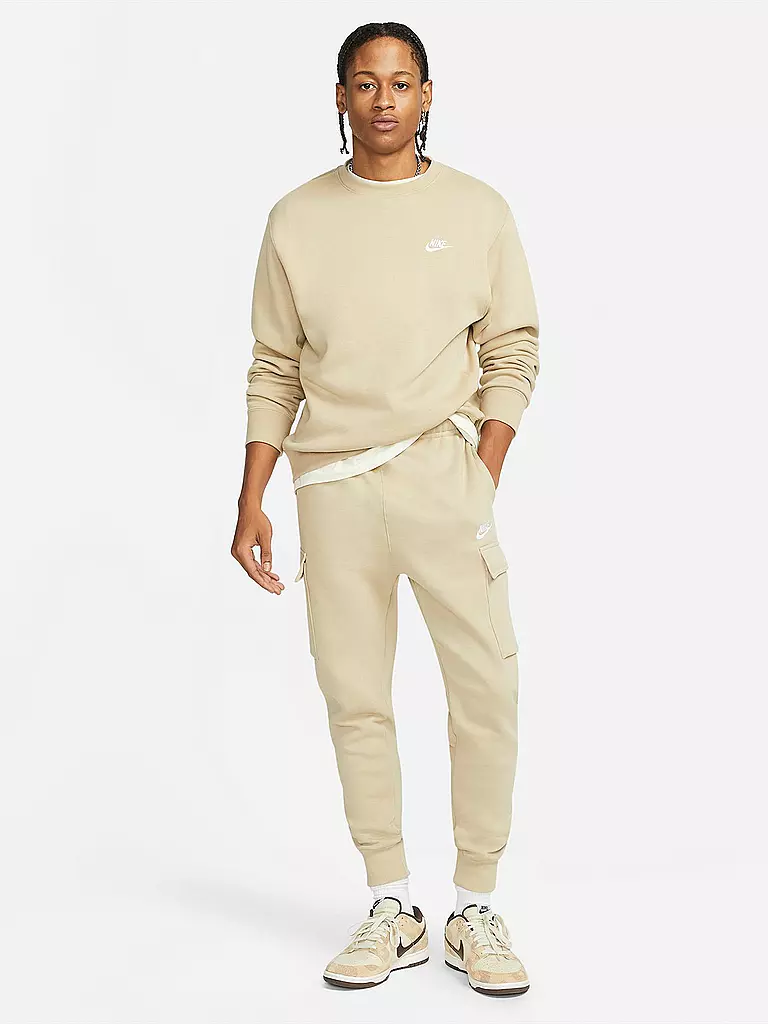 NIKE | Herren Jogginghose  Sportswear Club Fleece Cargo | beige