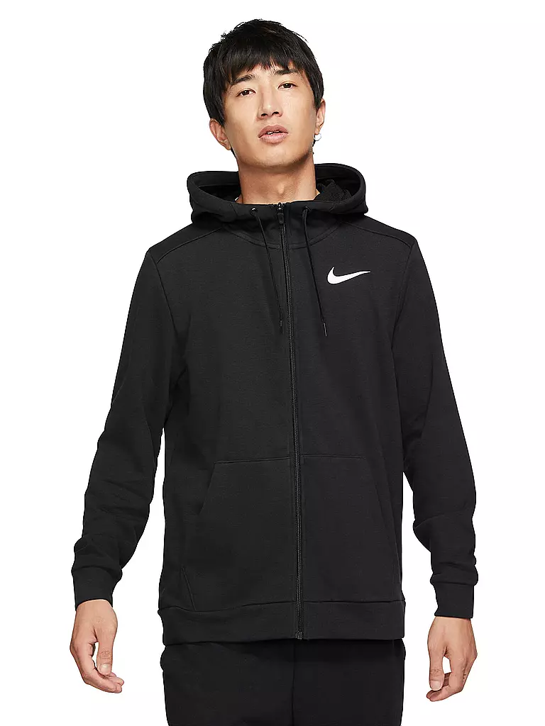 NIKE | Herren Kapuzenjacke Dri-FIT | schwarz