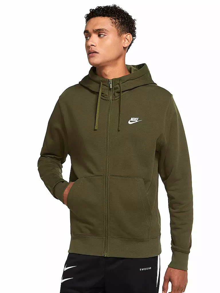 NIKE | Herren Kapuzenjacke Nike Sportswear Club | olive
