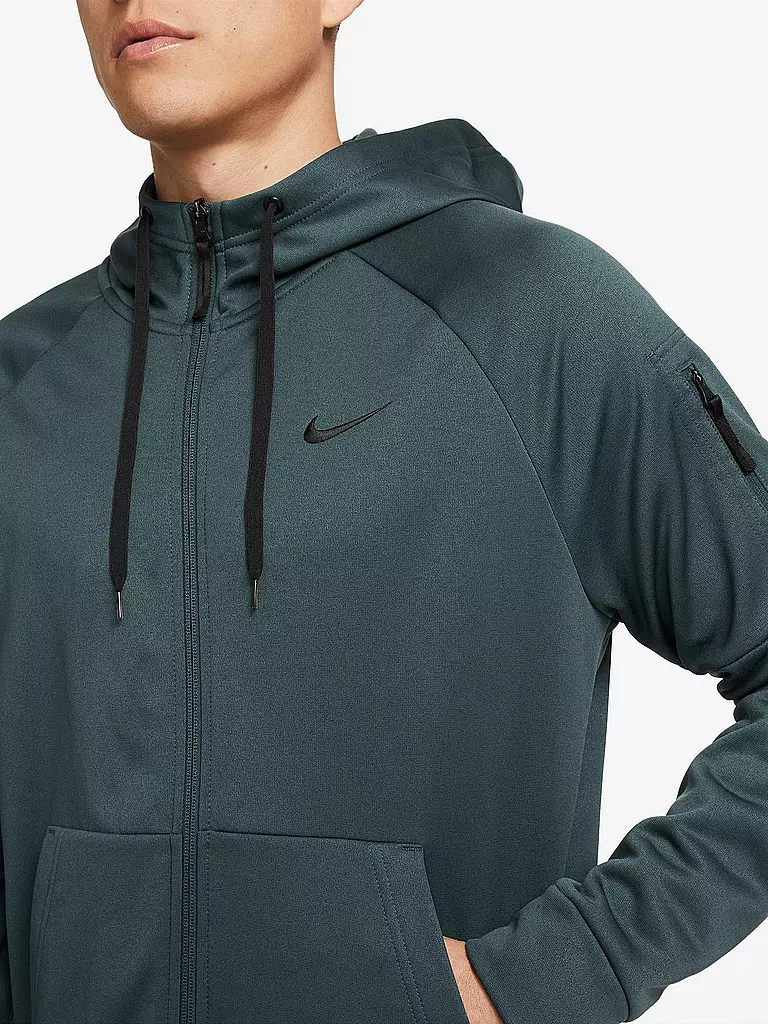 NIKE | Herren Kapuzenjacke Therma-FIT | petrol