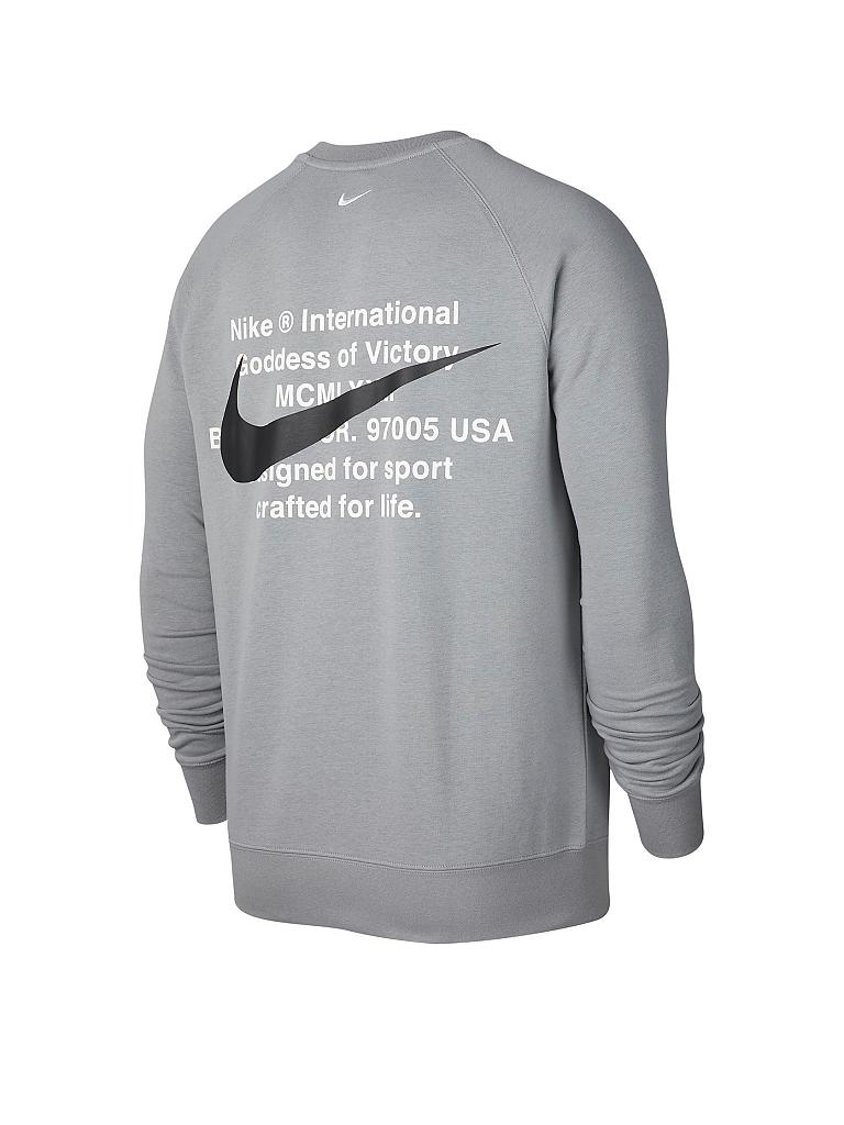 NIKE | Herren Langarmshirt Nike Sportswear Swoosh | grau