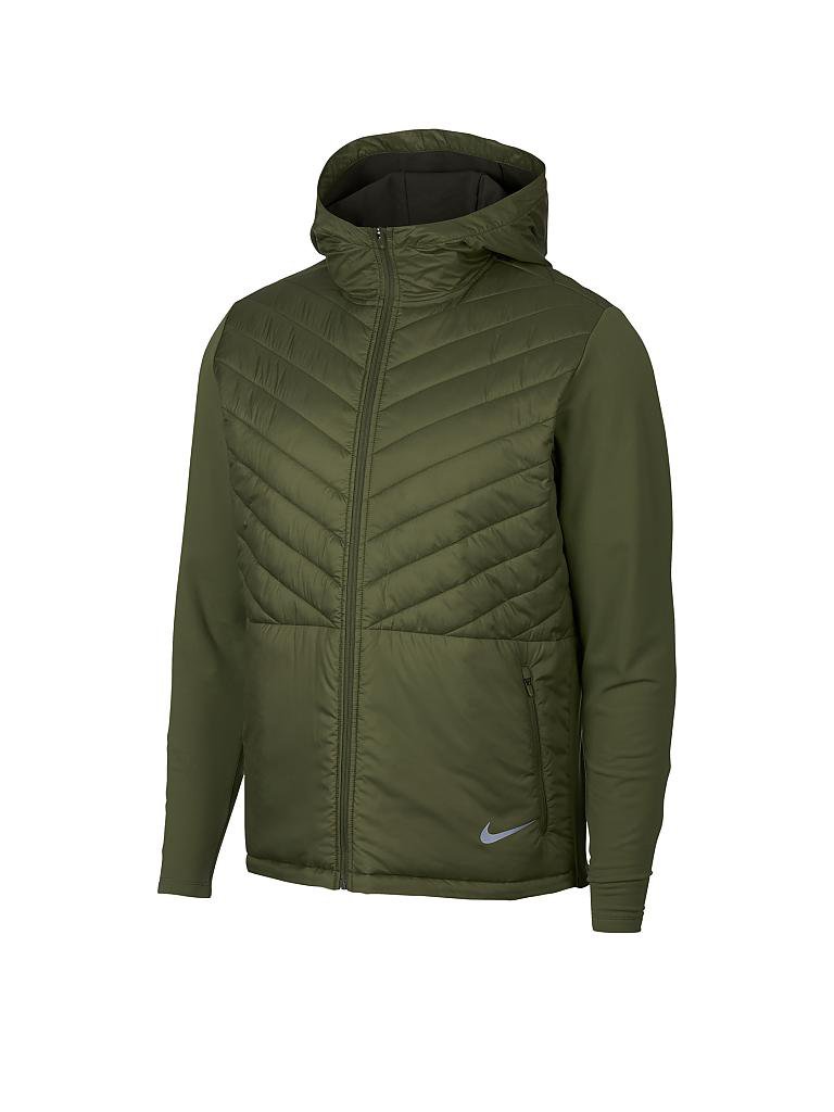 NIKE | Herren Laufjacke AeroLayer | olive