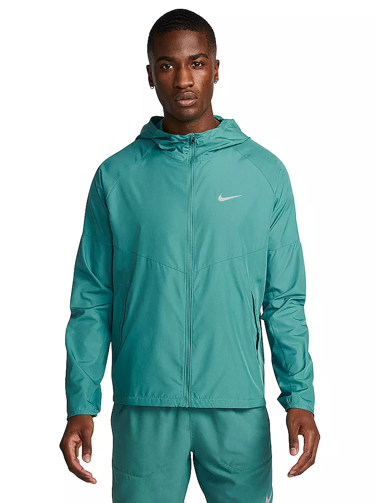 NIKE | Herren Laufjacke Repel Miler | petrol