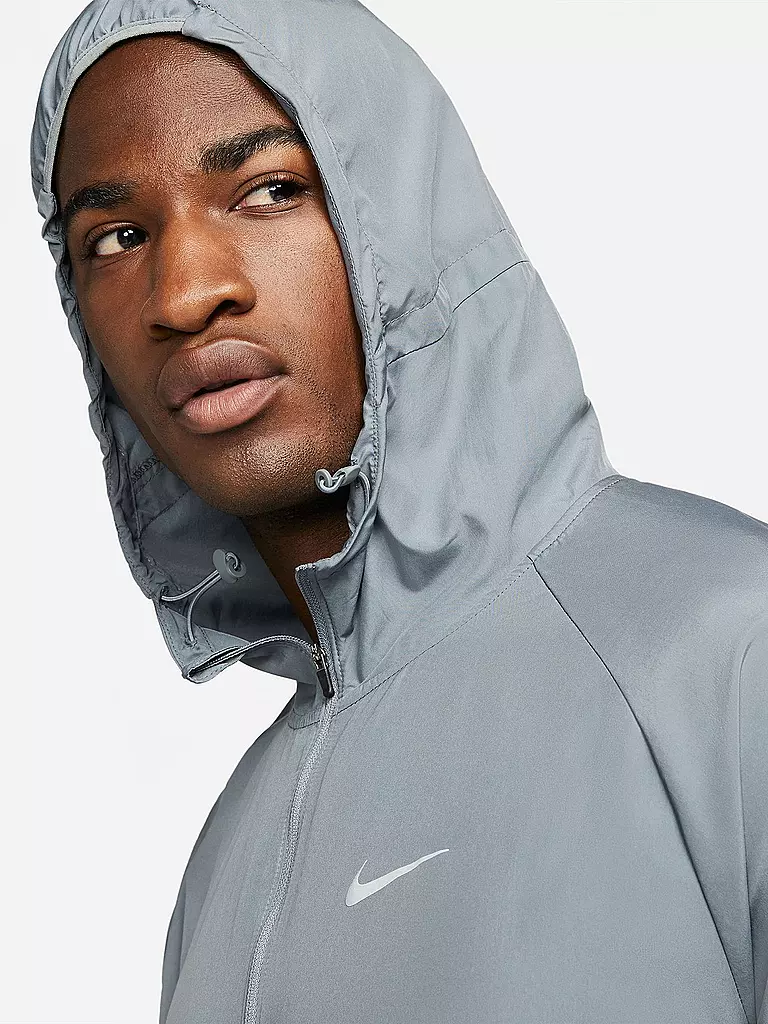 NIKE | Herren Laufjacke Repel Miler | grau