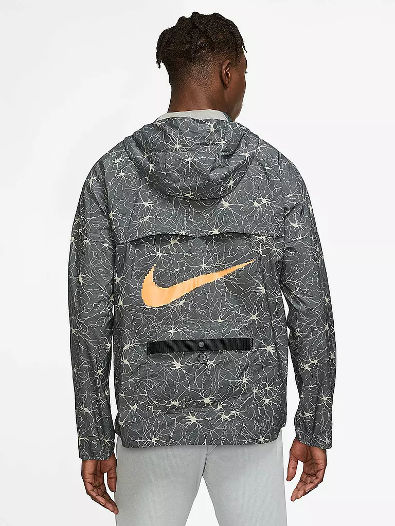 NIKE | Herren Laufjacke Repel UV D.Y.E. | grau