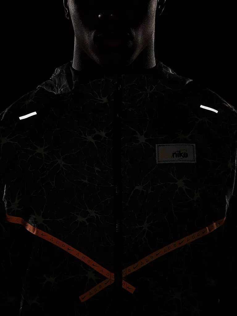 NIKE | Herren Laufjacke Repel UV D.Y.E. | grau