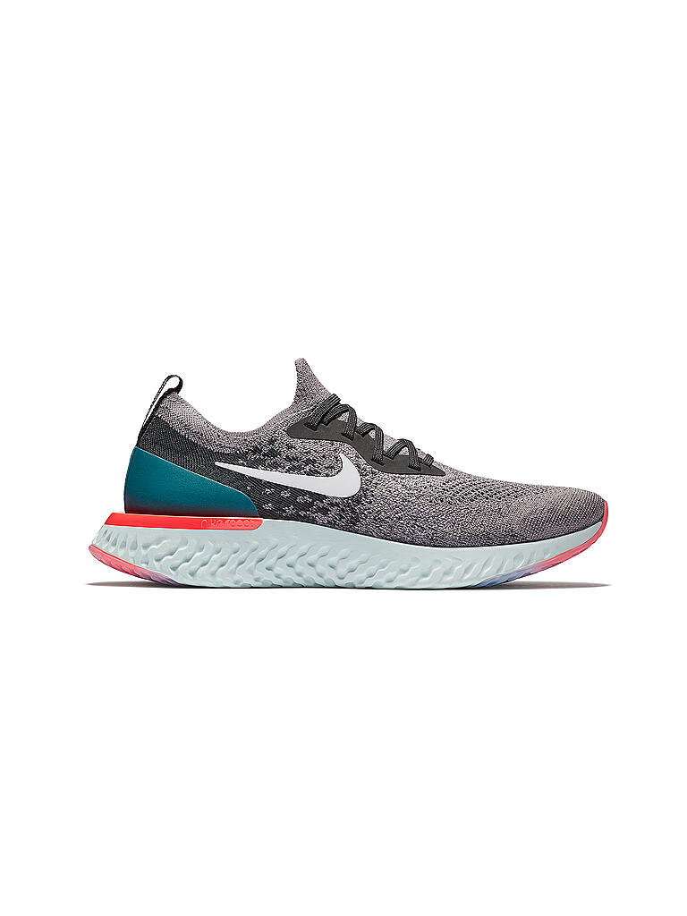 NIKE | Herren Laufschuh Epic React Flyknit GUNSMOKE / WHITE | grau
