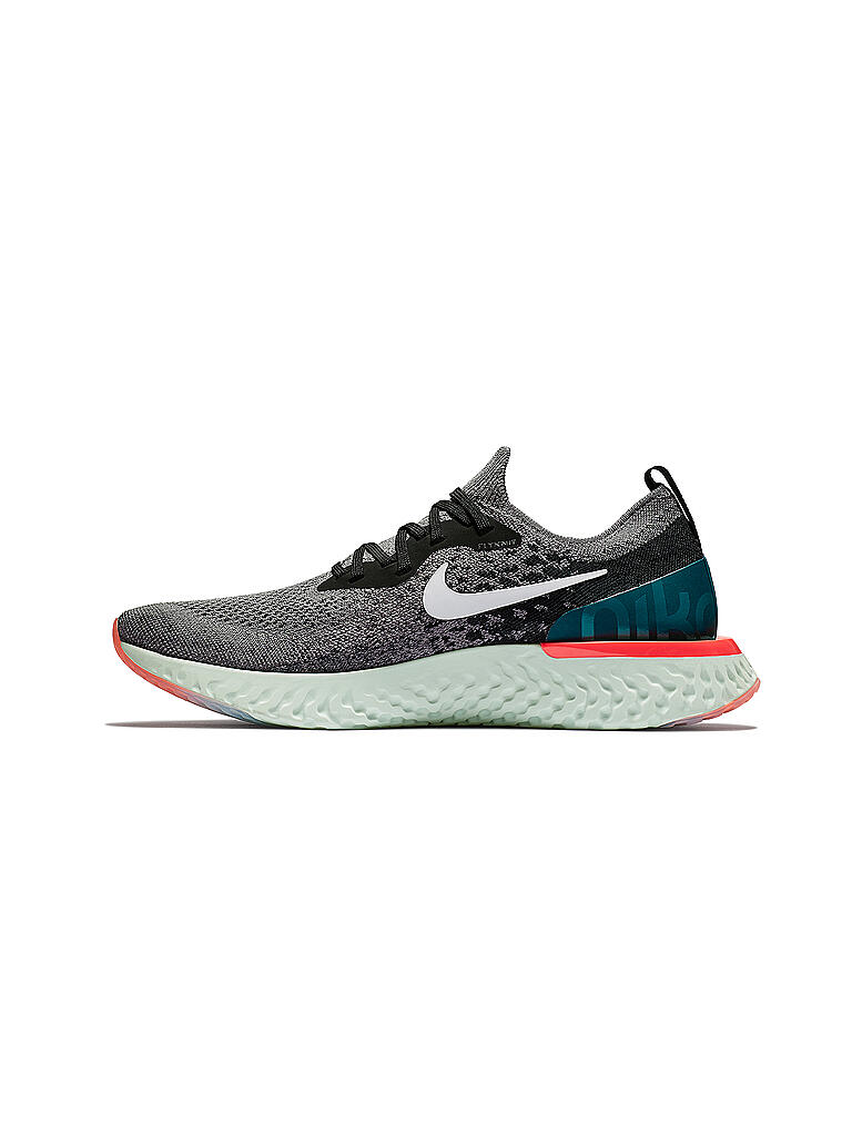NIKE | Herren Laufschuh Epic React Flyknit GUNSMOKE / WHITE | grau